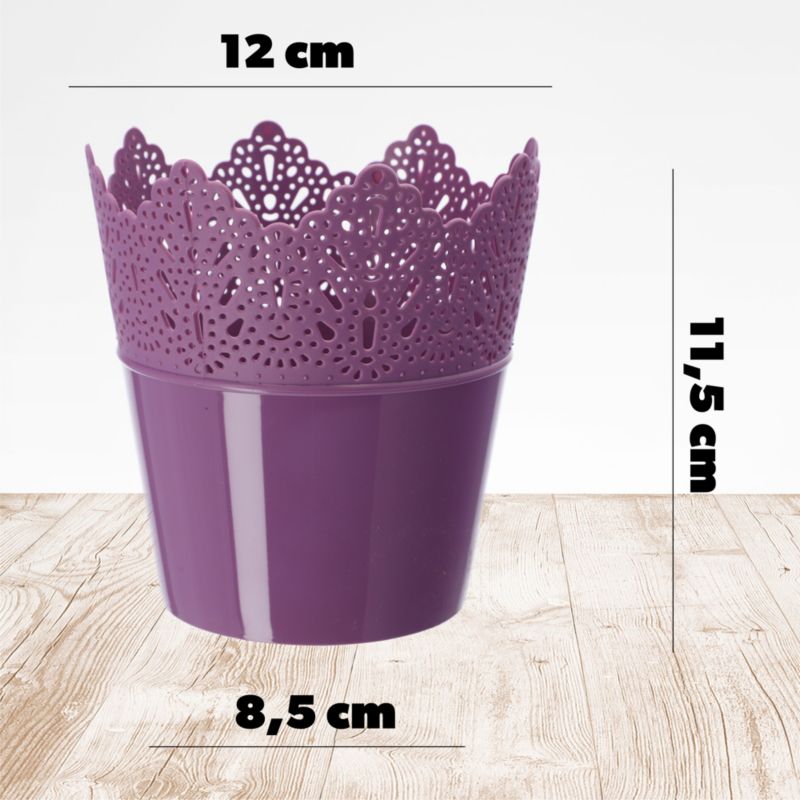 Doniczka KADAX Donica Na Kwiaty Osłonka 12cm 1 szt.