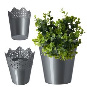 Doniczka KADAX Donica Na Kwiaty Osłonka  12cm 1 szt.