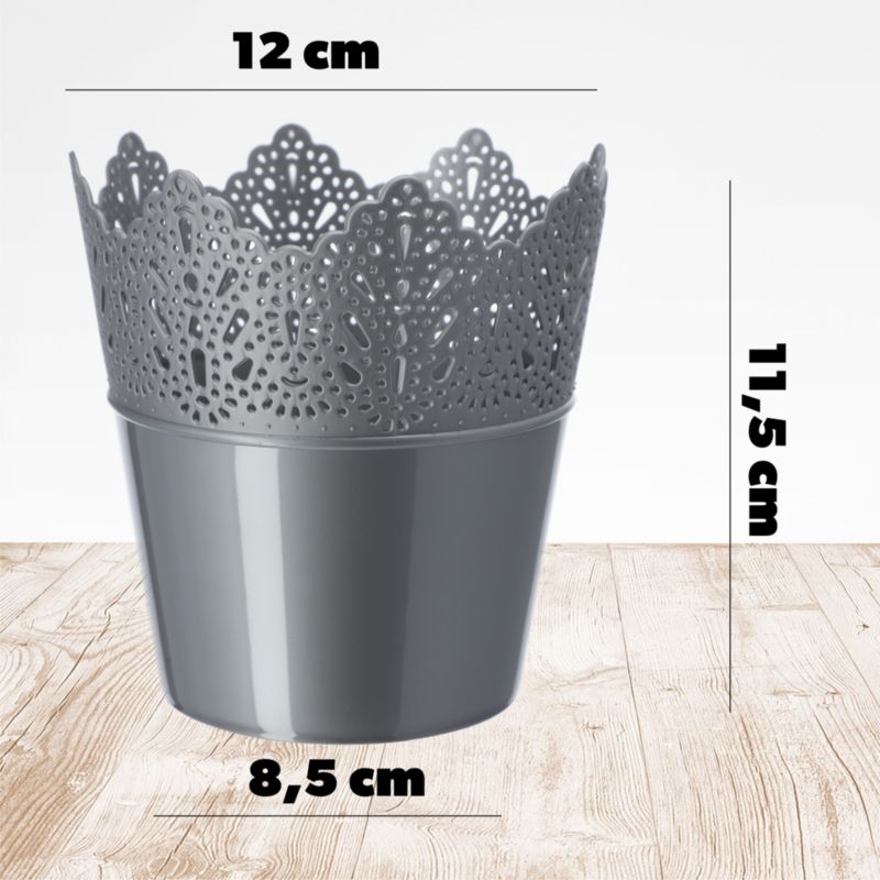 Doniczka KADAX Donica Na Kwiaty Osłonka  12cm 1 szt.