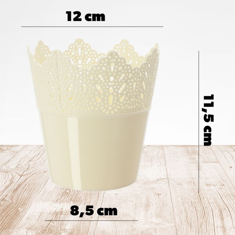 Doniczka KADAX Donica Na Kwiaty Osłonka  12cm 1 szt.