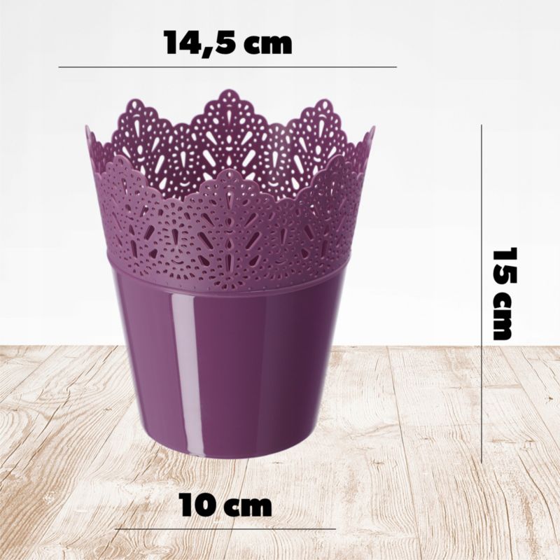 Doniczka KADAX Donica Na Kwiaty Osłonka 14,5cm 1 szt.
