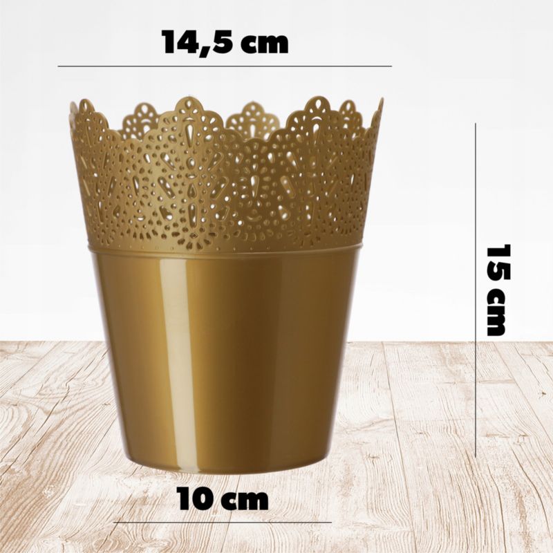 Doniczka KADAX Donica Na Kwiaty Osłonka 14,5cm 1 szt.