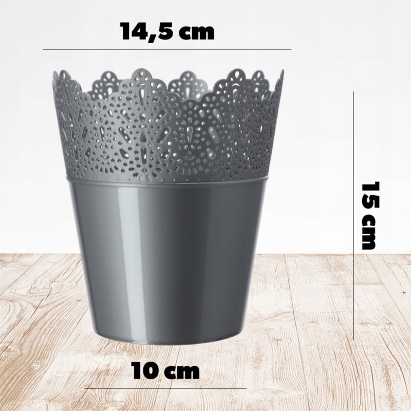 Doniczka KADAX Donica Na Kwiaty Osłonka 14,5cm 1 szt.