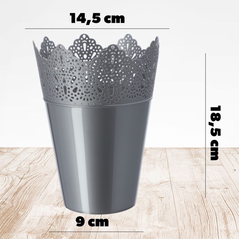 Doniczka KADAX Donica Na Kwiaty Osłonka 14,5cm 1 szt.