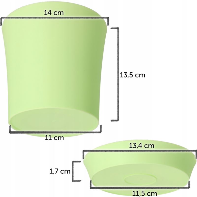 Doniczka KADAX Donica Na Kwiaty Osłonka  14cm 1 szt.