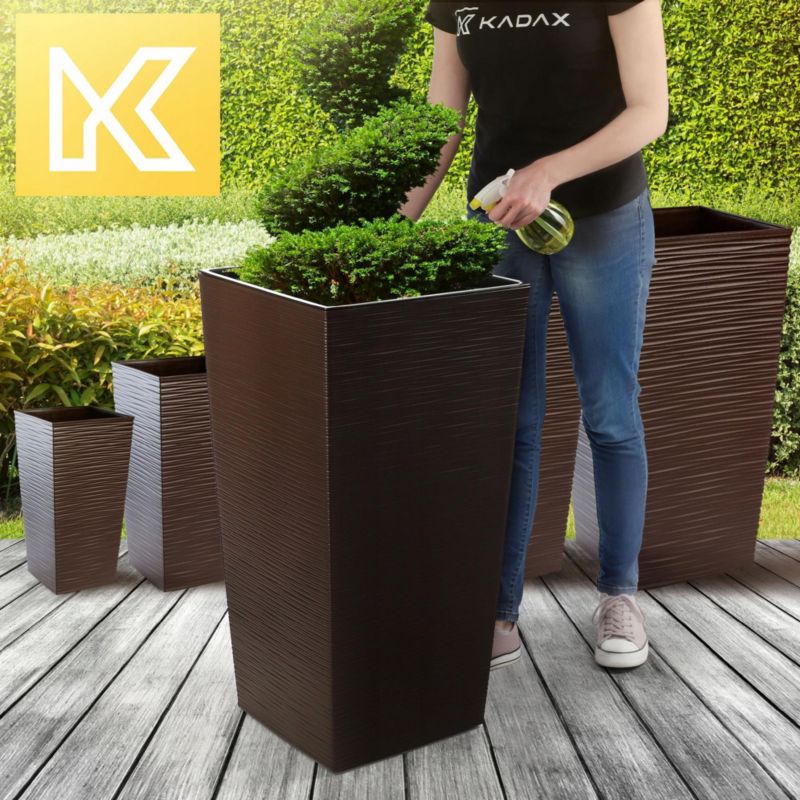 Doniczka KADAX Donica Wkład 39x75cm Wysoka mokka 1 szt.