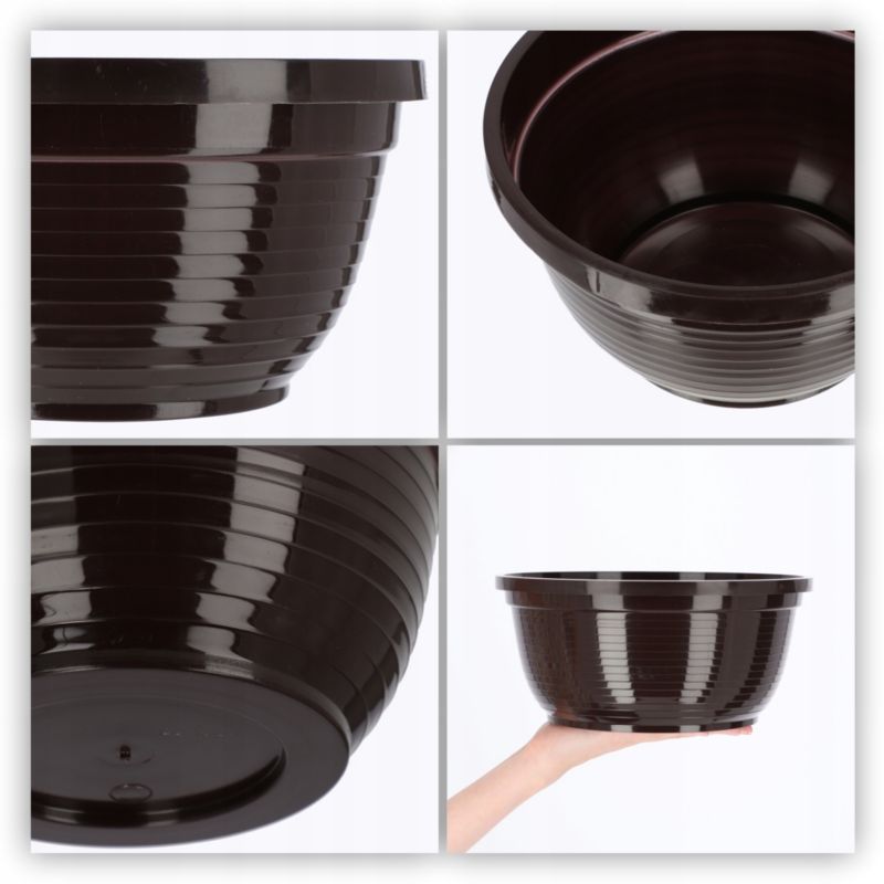 Doniczka KADAX Na cmentarz Plastikowa Nagrobkowa misa cmentarna 26cm 1szt.
