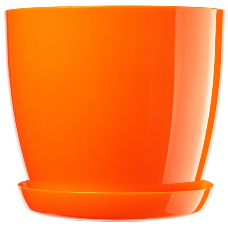 Doniczka KADAX Na Kwiaty Podstawka Pomarańczowa 23cm 1szt.