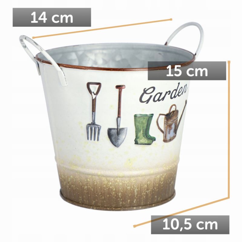 Doniczka KADAX Na Kwiaty Rośliny Osłonka Donica 14 cm 1szt.