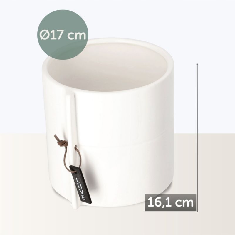 Doniczka KADAX Osłonka Donica Ceramiczna  17cm 1szt.