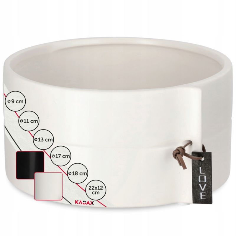 Doniczka KADAX Osłonka Donica Ceramiczna  18cm 1szt.