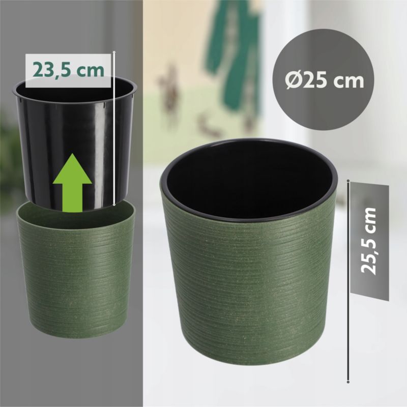 Doniczka KADAX Osłonka Donica misa Na Kwiaty  25cm 1 szt.