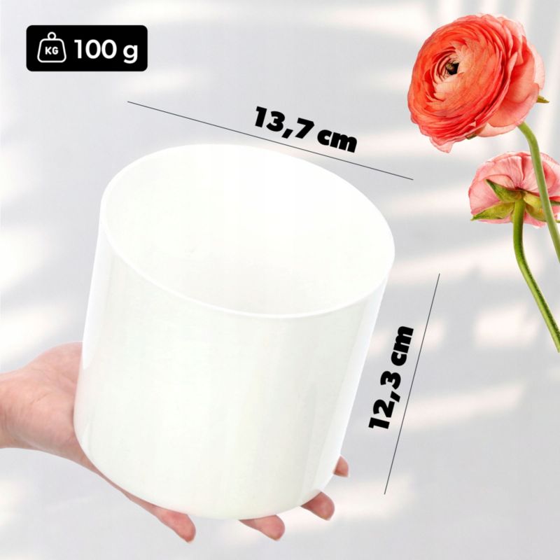 Doniczka KADAX Osłonka Donica Na Kwiaty 13,5cm 1 szt.