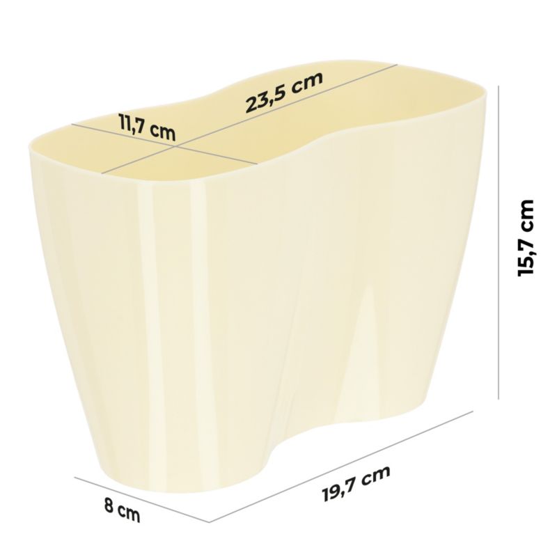 Doniczka KADAX Osłonka Donica Wkład Kwiaty  23cm 1 szt.