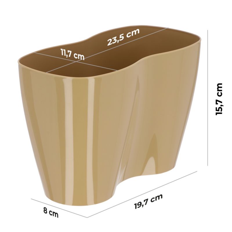 Doniczka KADAX Osłonka Donica Wkład Kwiaty  23cm 1 szt.