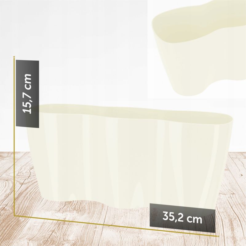 Doniczka KADAX Osłonka Donica Wkład Kwiaty  35cm 1 szt.