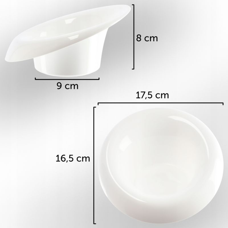 Doniczka KADAX Osłonka ikebana Kompozycja Biała 9 cm 1szt.