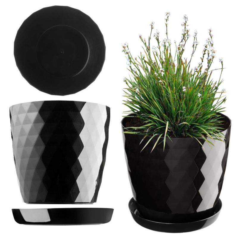 Doniczka KADAX Osłonka Z Podstawką Donica 16cm 9x Kolor 1szt.