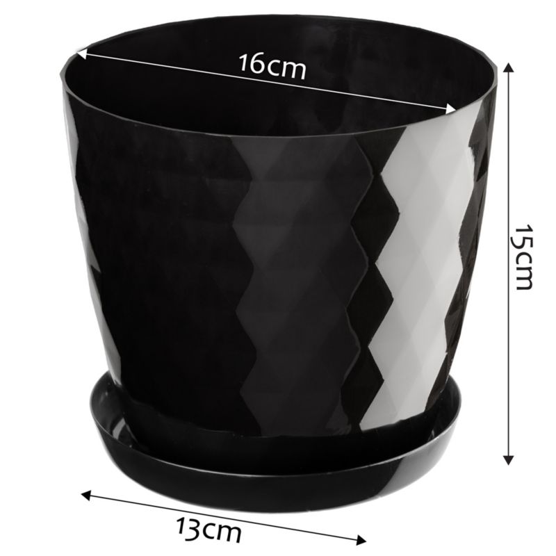 Doniczka KADAX Osłonka Z Podstawką Donica 16cm 9x Kolor 1szt.
