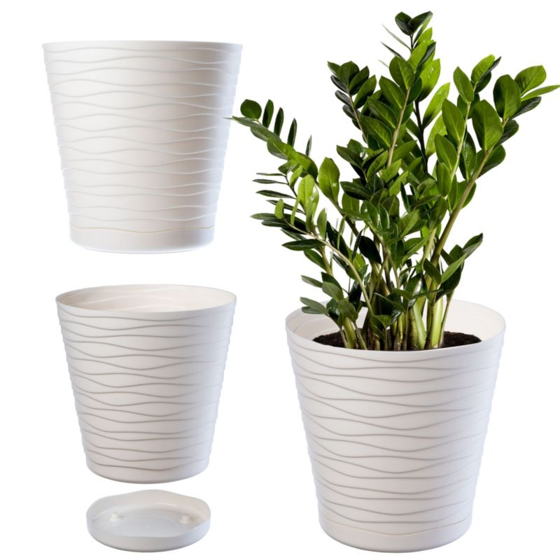 Doniczka KADAX Osłonka Z Podstawką Donica  21cm 1 szt.