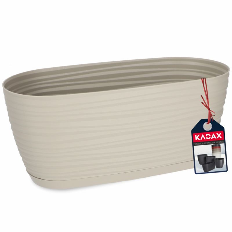Doniczka KADAX Osłonka Z Podstawką Donica  27cm 1 szt.
