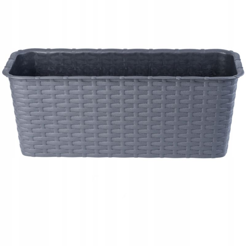 Doniczka KADAX Skrzynka Balkonowa 40cm Rattan 1szt.