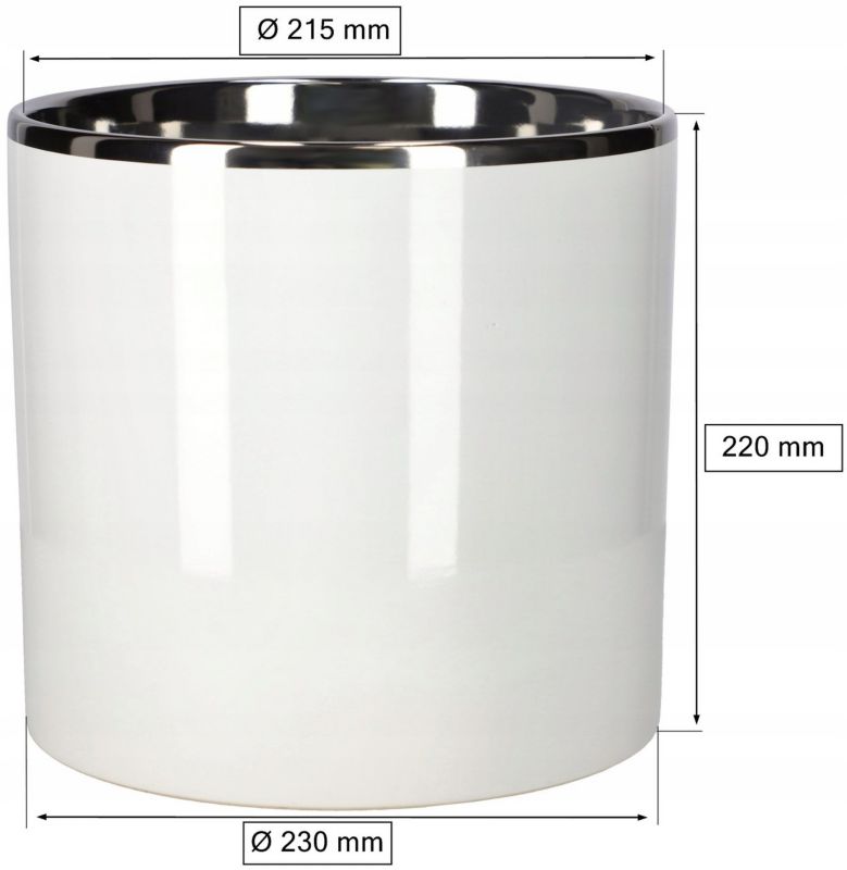 Doniczka KOTARBAU 215 mm cylinder 1 szt.