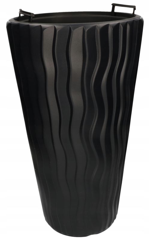 Doniczka KOTARBAU 50x30 cm wkład z uchwytami antracyt 1 szt.