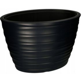 Doniczka KOTARBAU z wkładem 420 mm czarna mrozoodporna 1 szt.