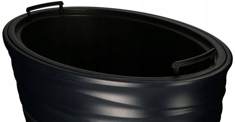 Doniczka KOTARBAU z wkładem 420 mm czarna mrozoodporna 1 szt.