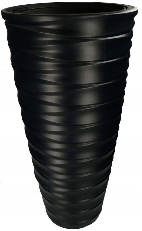 Doniczka KOTARBAU z wkładem 765 mm czarna mrozoodporna 1 szt.