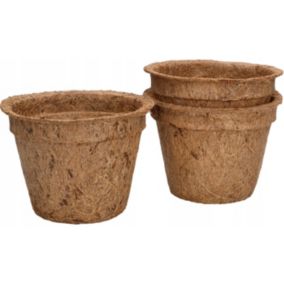 Doniczka naturalna KOTARBAU z włókna kokosowego 12 cm 3 szt.