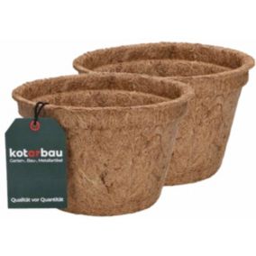 Doniczka naturalna KOTARBAU z włókna kokosowego 18 cm 2 szt.