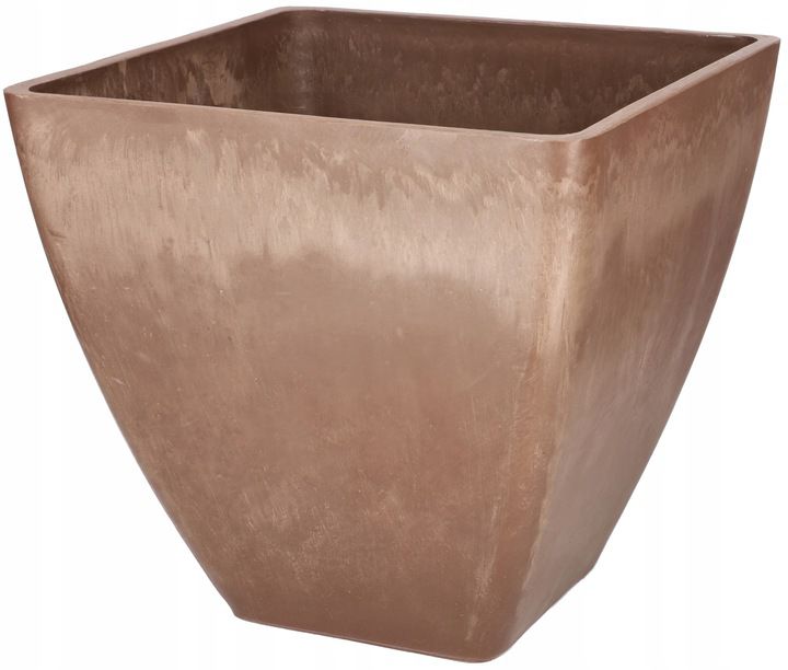Doniczka ogrodowa KOTARBAU kompozytowa brązowa 28 cm 1 szt.