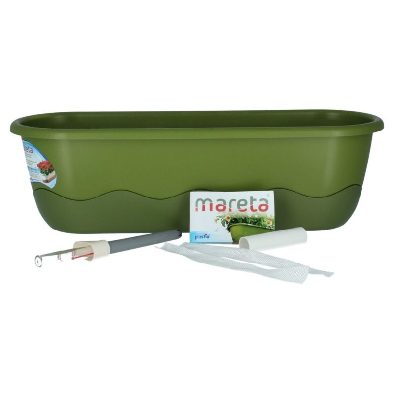 Doniczka Plastia samonawadniająca 11L zielona 60cm 1szt