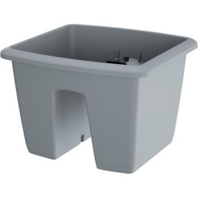 Doniczka Prosperplast Respana Railing szara 29 cm