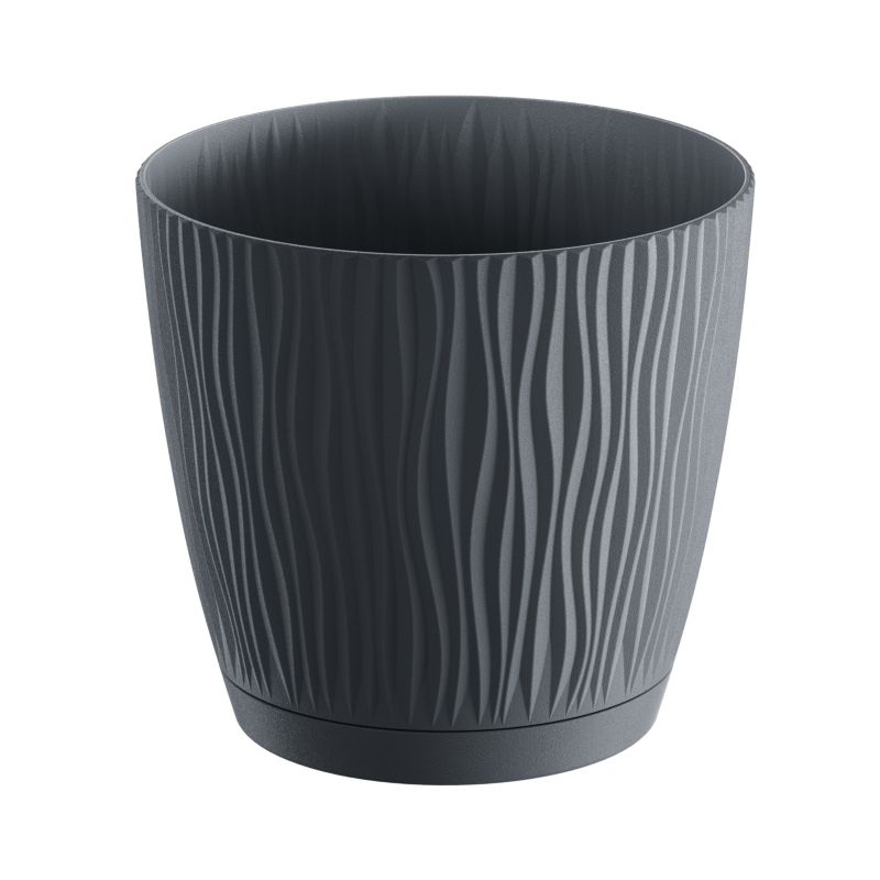 Doniczka Prosperplast Sandy P 24 cm antracyt