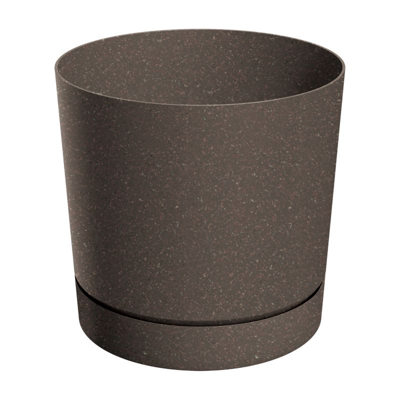 Doniczka Prosperplast Tubo P Eco Wood 30 cm kawa