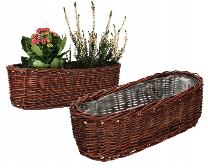 Doniczka wiklinowa KOTARBAU 40 cm 2 szt.