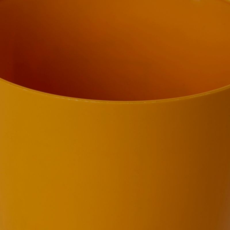 Doniczka z podstawką 10 cm żółta