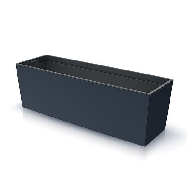 Doniczka z wkładem antracytowa URBI CASE DUC600T-S433