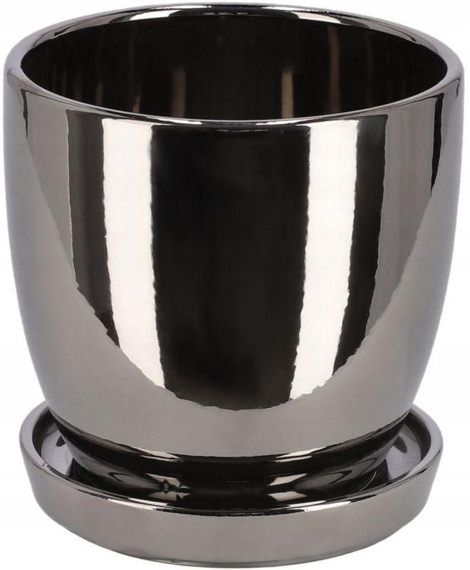 Doniczki ceramiczne KOTARBAU z podstawką 2 szt.