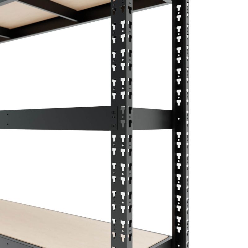 Dostawka do regału wciskanego Mega-Met Metalkas 180x173x60 300kg 4 półki HDF 1 szt.