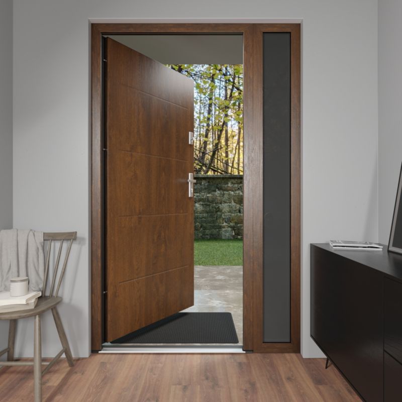Doświetle lustro Fortia 2085 x 300 mm orzech