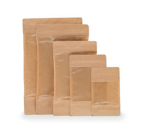 Doypack NEOPAK Japan Kraft 1000ml z Dużym Oknem 25 szt.