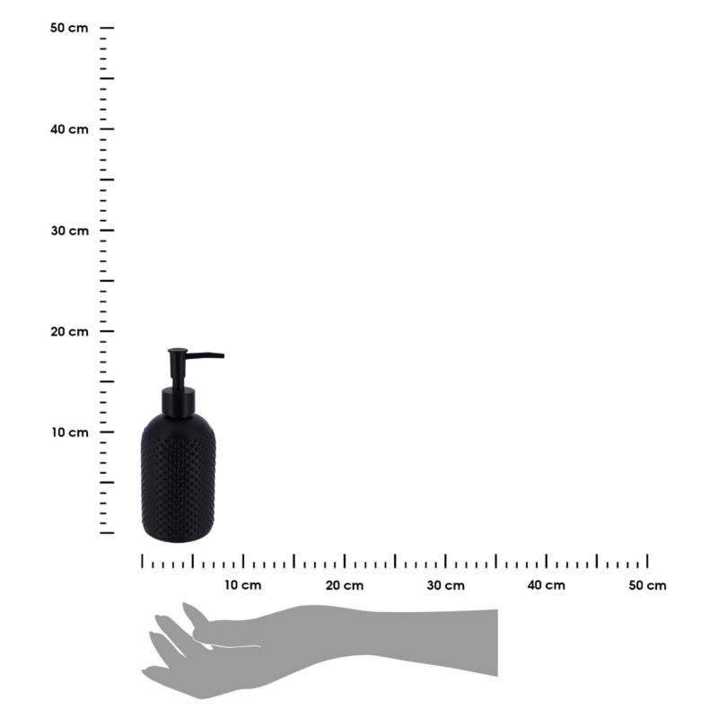 Dozownik łazienkowy Cerelle Tendance czarny elegancki 410 ml 1 szt.
