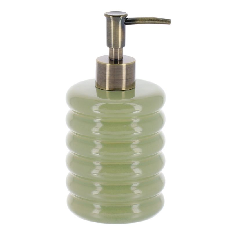 Dozownik łazienkowy Olive TENDANCE zielony z kamionki 400 ml 1 szt
