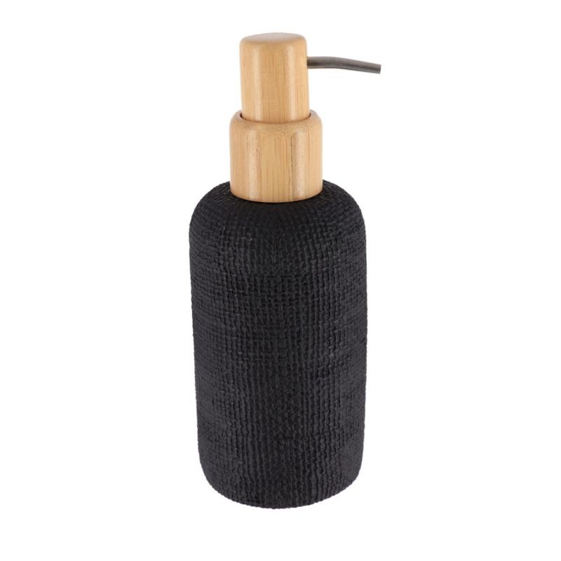 Dozownik łazienkowy Solena TENDANCE czarny bambusowy 340 ml 1 szt.
