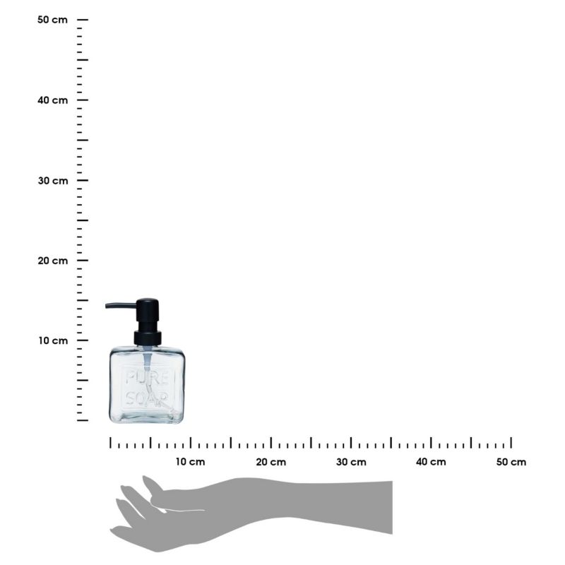 Dozownik Do Mydła Berilo Szklany Przezroczysty 250 Ml 1 Szt.