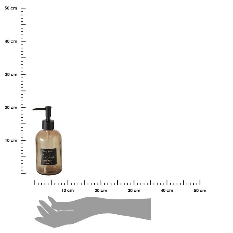 Dozownik do mydła BOLTZE brązowy szklany 420 ml 1 szt.